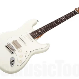 Retour Gratuit Suhr Classic S HSS Custom Ltd Roasted Flamed Maple OW - Olympic White RW
