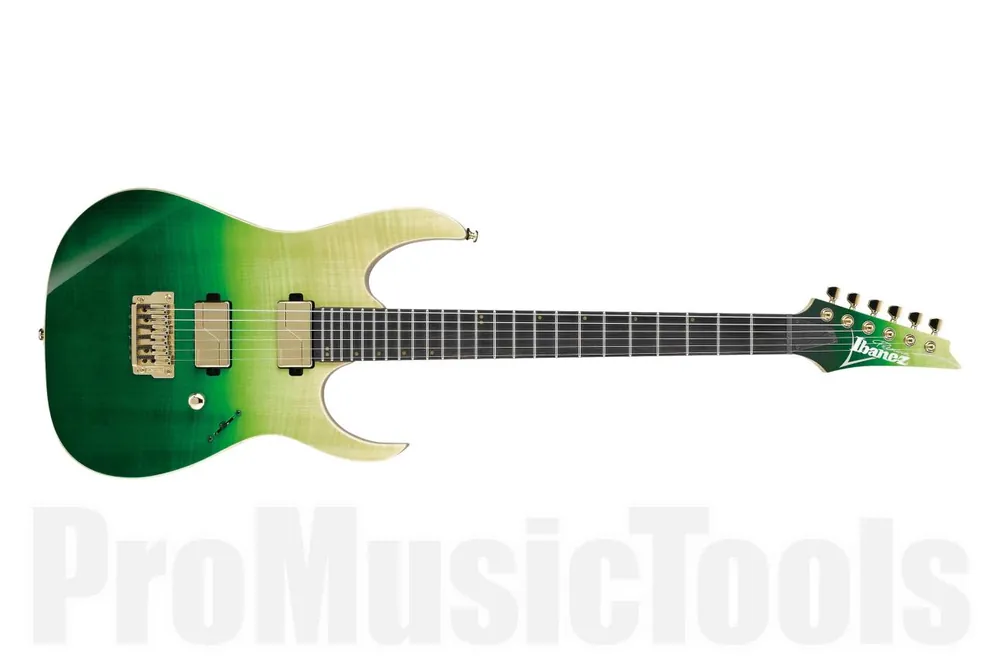 Meilleur Prix Ibanez LHM1 TGG Luke Hoskin Signature - Transparent Green Gradation - b-stock