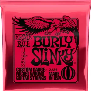 Meilleure Vente ERNIE BALL 2226 BURLY SLINKY JEU GUITARE ELECTRIQUE 11-52