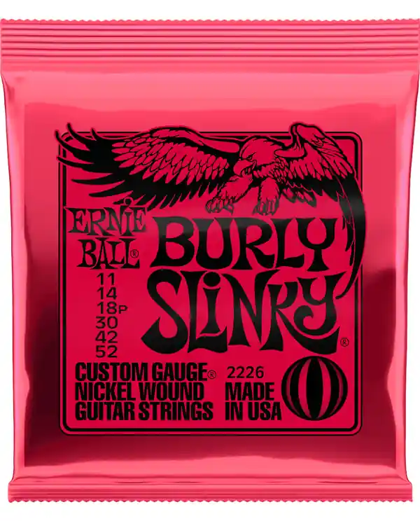 Meilleure Vente ERNIE BALL 2226 BURLY SLINKY JEU GUITARE ELECTRIQUE 11-52