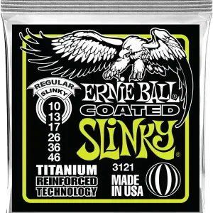 ERNIE BALL 3121 RPS TITANIUM REGULAR SLINKY JEU GUIT ELECTRIQUE 10-46 Solde