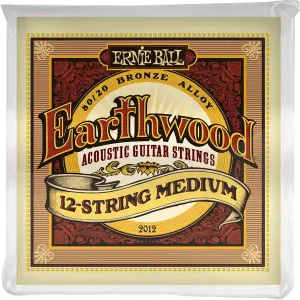 Marque ERNIE BALL 2012 EARTHWOOD MEDIUM JEU 12 CORDES GUITARE FOLK