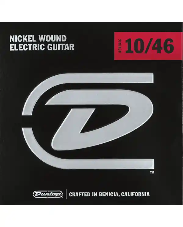 DUNLOP DEN1046 "PERFORMANCE +" JEU DE CORDES GUITARE ELECTRIQUE 10-46 Dernière Chance