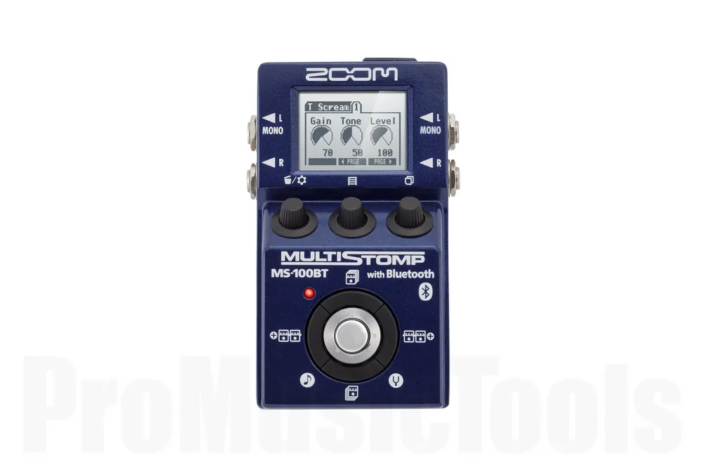 Zoom MS-100BT MultiStomp Bluetooth Prix Bas
