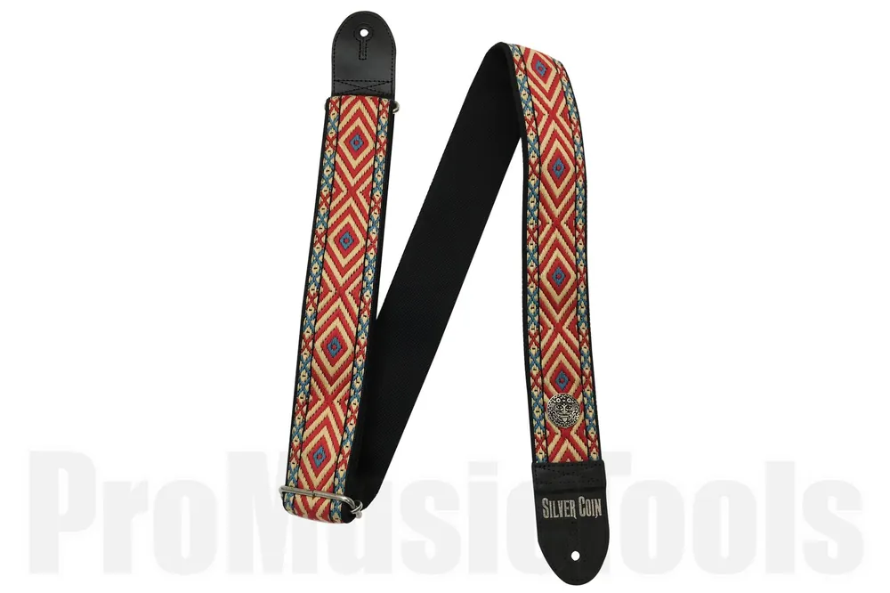 Silver Coin Strap HURACAN God of Wind, Storm and Fire strap Authentique