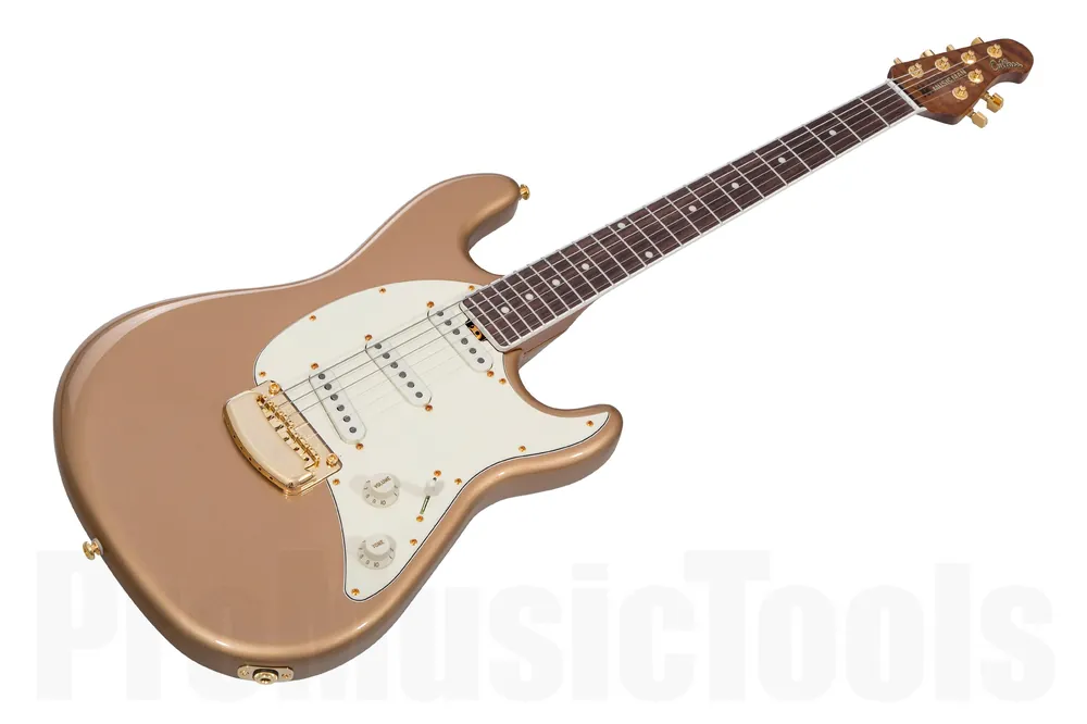 Soldes Music Man USA Cutlass SSS Guitar BFR Malibu Gold - Limited Edition