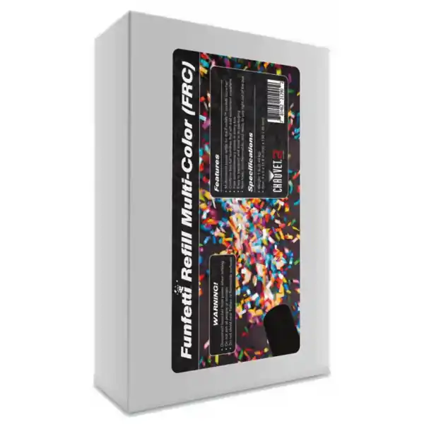 Chauvet DJRecharge Funfetti Shot - Color - Recharge de confettis Offre Spéciale