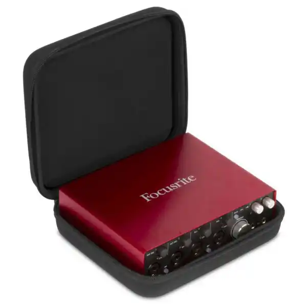 Paiement Sécurisé UDGCreator Focusrite Scarlett 4i4 / Clarett 2Pre / 4Pre / NI Komplete Audio 6 MK2 Hardcase Black - U8460BL