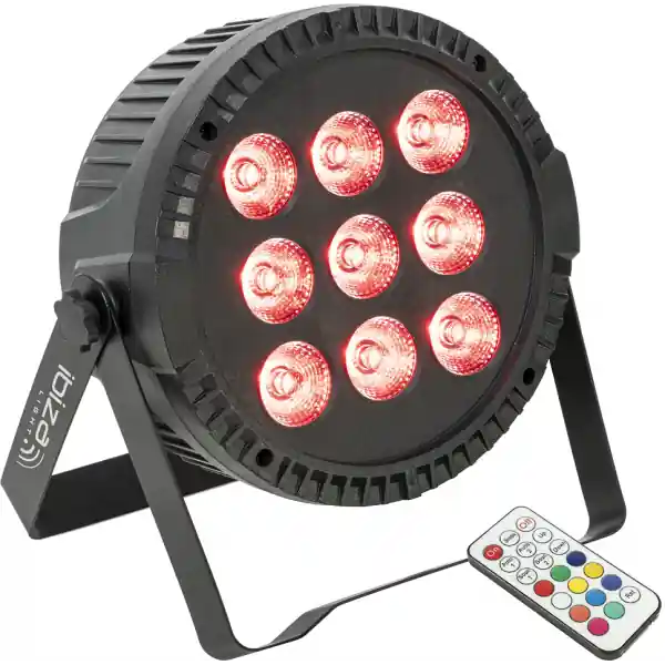 Promotion Ibiza LightTHINPAR-9X6W-RGBW