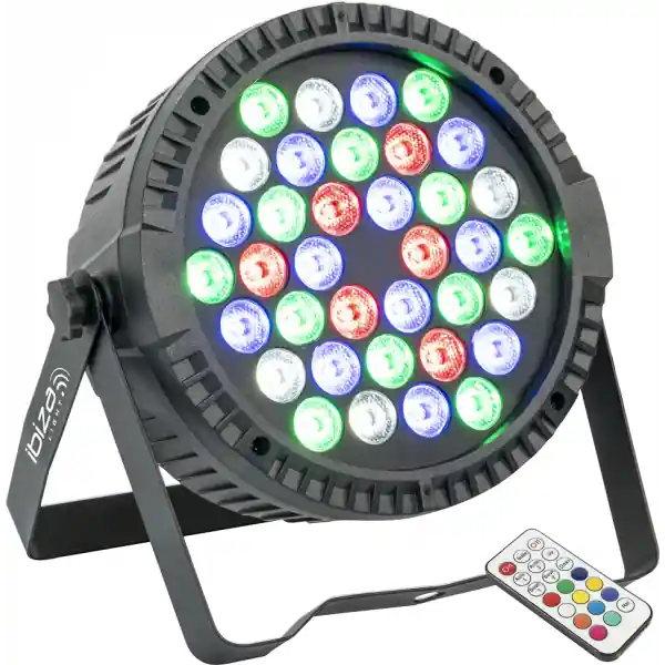Ibiza LightTHINPAR36X1-RGBW Satisfait Ou Remboursé