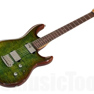 Achat Immédiat Music Man USA Luke III BFR HH FT LG - Luscious Green Flame