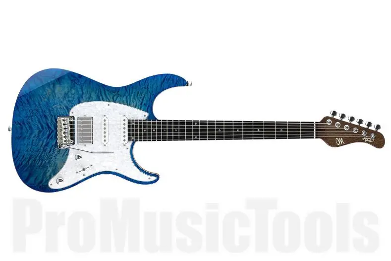 Mayones Aquila 6 Elite QM Quilted Maple - Lagoon Burst Gloss Commande En Gros