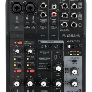 Prix Promo Yamaha - AG06 MK2 Black