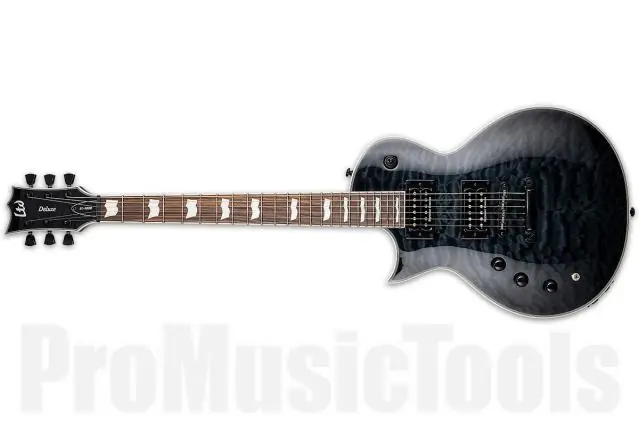 ESP Ltd Eclipse EC-1000 Piezo STBLK - See Thru Black - Lefthand Nouveauté