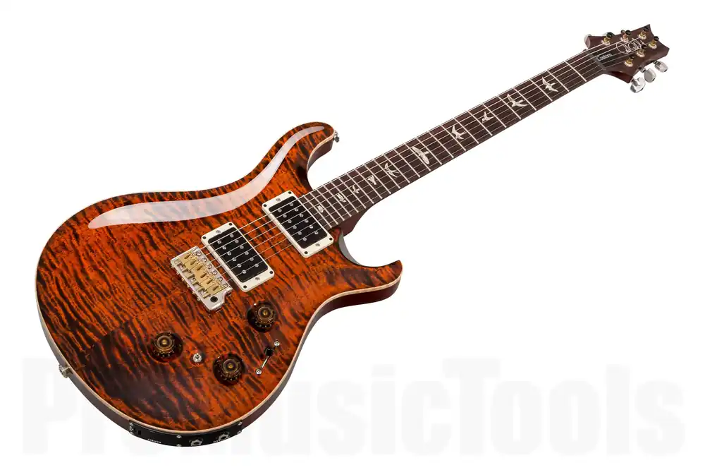 Marque PRS USA Custom 24 Piezo OI - Orange Tiger