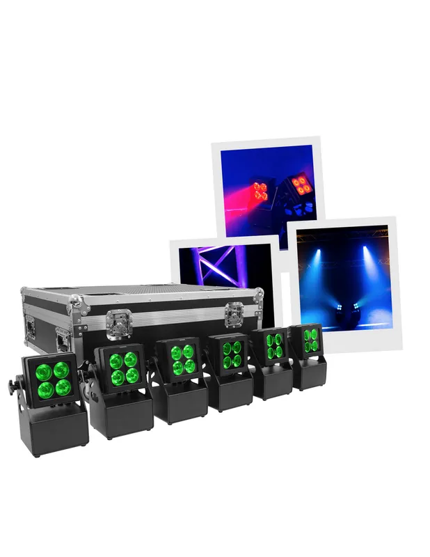 Evolite - TROPIKOLOR 4X15W-FC Promotion Saisonnière