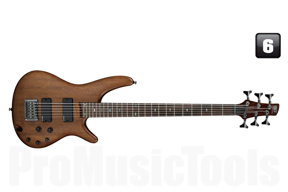 Ibanez SRC6 WNF - Walnut Flat - Bass Workshop - demo Seulement Aujourd'hui