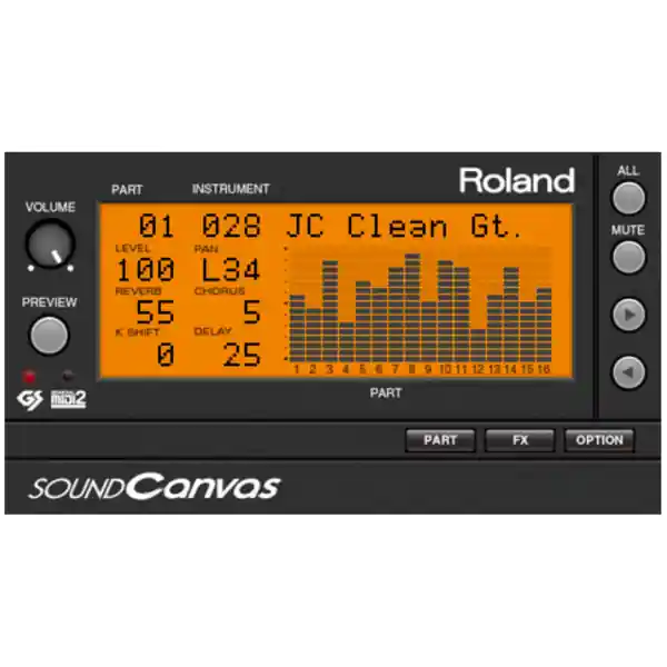 Remise Roland CloudSOUND CANVAS