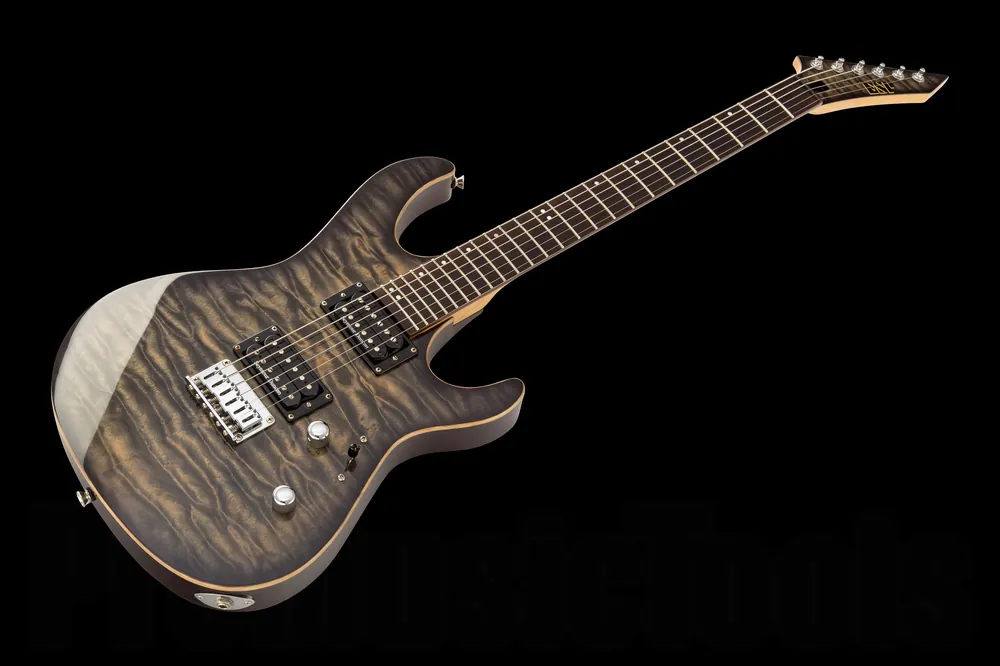 Achat Immédiat ESP Custom Shop Maverick NT STBK - See Thru Black
