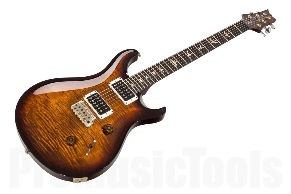 PRS USA Custom 24 BW - Black Gold Wraparoundburst Commander Vite