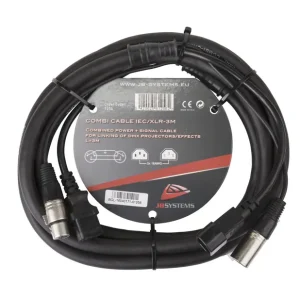 Nouveauté JB Systems - COMBI CABLE IEC/XLR 3M