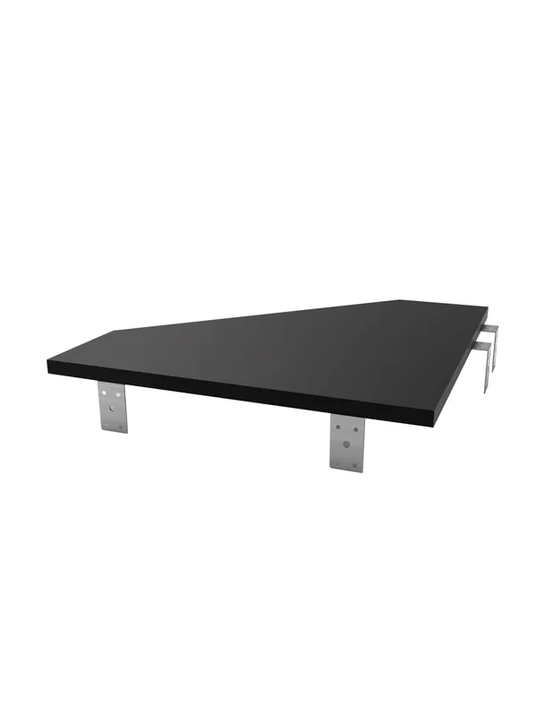 Glorious DJ - MODULAR SIDE RACK ADAPTER BLACK Populaire