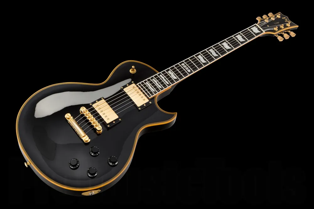 Retour Gratuit ESP Eclipse-I CTM Duncan GVBK - Gloss Vintage Black