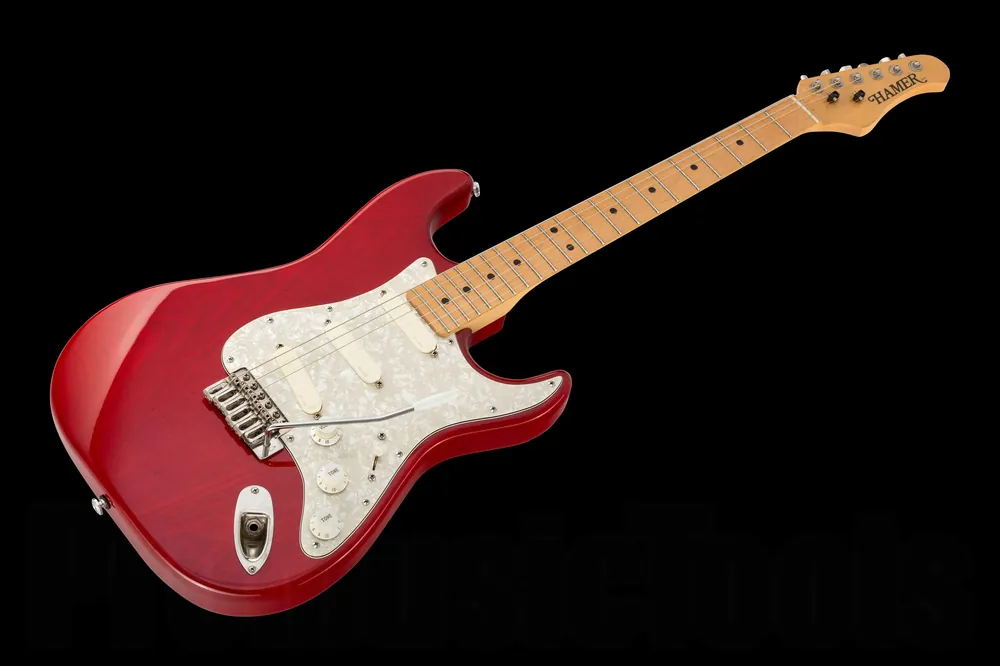 Hamer USA Daytona - Transparent Red - EMG Usine Directe