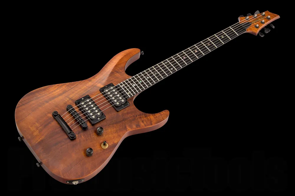 Schecter USA Custom Shop Hellraiser - Natural - Koa Top Super Prix