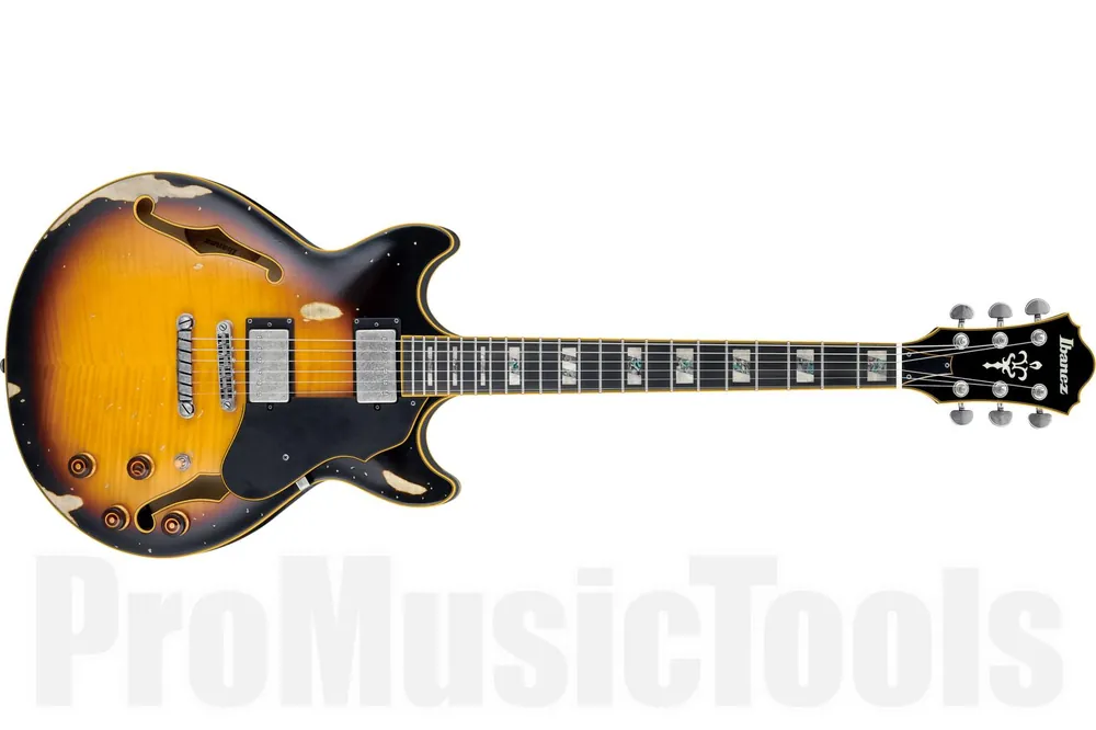 Bon Plan Ibanez AMV100FMD YSL - Yellow Sunburst Low Gloss