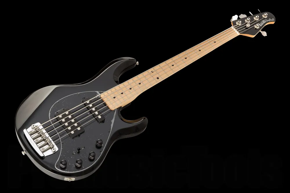 Music Man USA Stingray 5 HS BK - Black MN MH Usine Directe