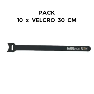 Promotion Saisonnière Terre de Son - Pack 10 x Velcros 30 cm