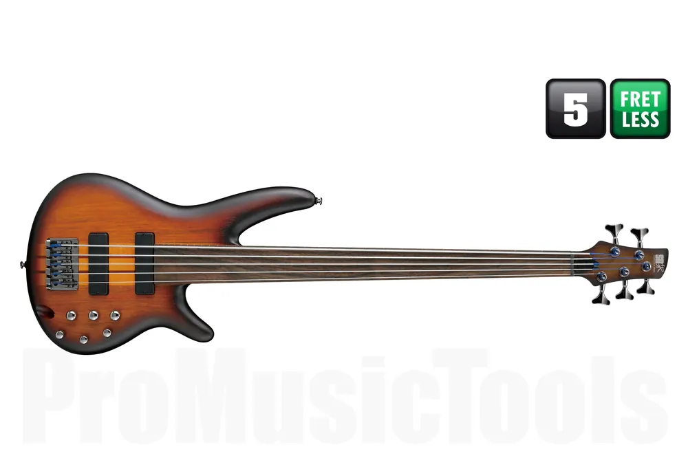 Usine Directe Ibanez SRF705 BBF - Brown Burst Flat - Fretless - demo