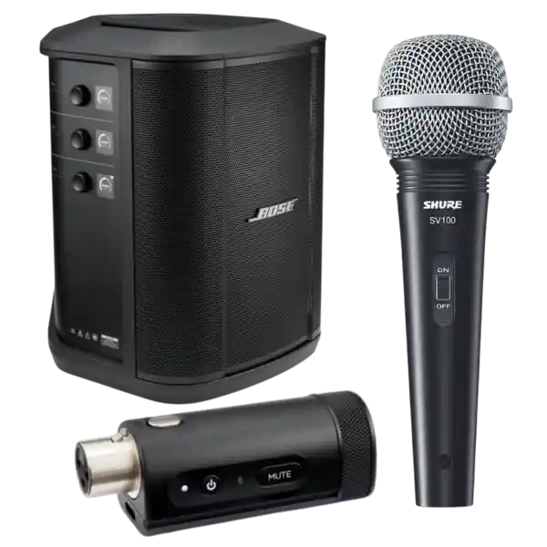 Nouvelle Collection BosePack S1 Pro+ + Emetteur XLR + SV100A
