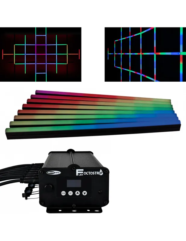 Showtec - Ensemble Octostrip FLEX - 0,5 m Offre Du Jour