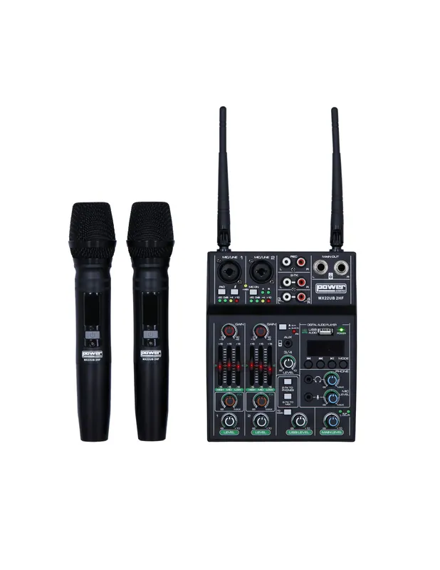 Meilleur Choix Power Acoustics Sonorisation - MX 22 UB 2HF