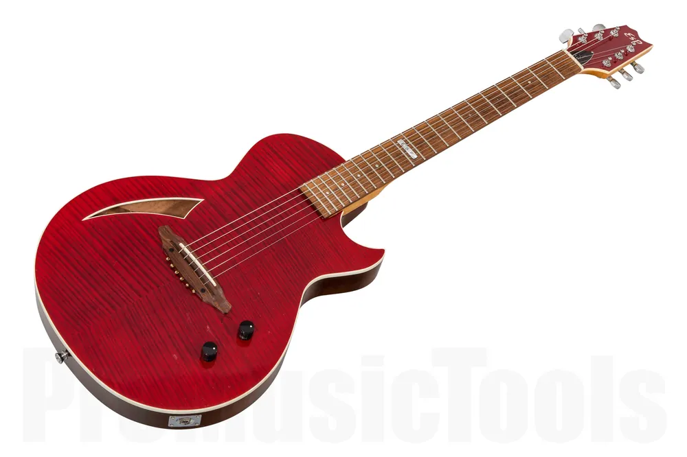ESP Eclipse Custom Semi-Acoustic STR - See Thru Red Prix Choc