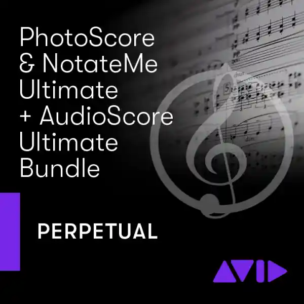AVIDPhotoScore + NotateMe Ultimate + AudioScore Ultimate Bundle Promotion Saisonnière
