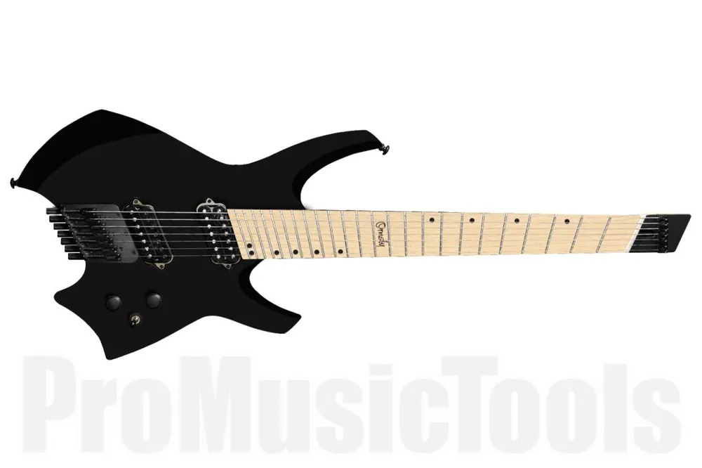 Meilleure Vente Ormsby Goliath GTR7 (Run 9) Headless Multiscale - Matte Black - maple fb