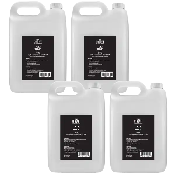 Must-Have Chauvet DJHF5X4 - Liquide brouillard 5L (Lot de 4)
