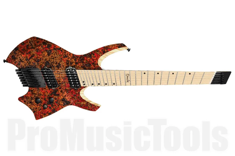 Ormsby Goliath GTR6 (Run 9) Headless Multiscale - Red Copper - maple fb Satisfait Ou Remboursé