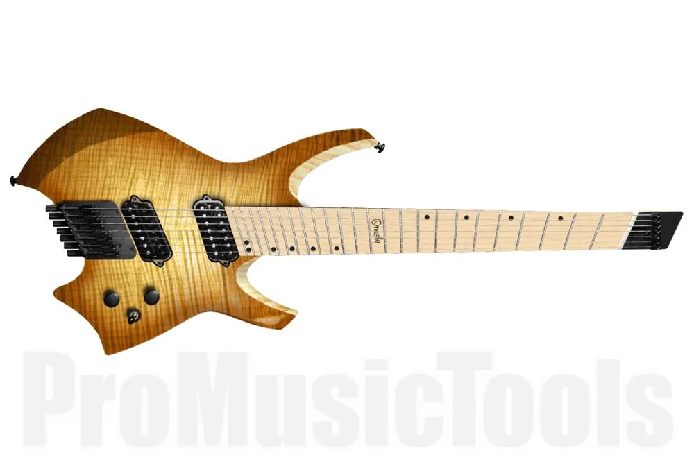 Pas Cher Ormsby Goliath GTR7 (Run 9) Headless Multiscale - Iced Tea - maple fb