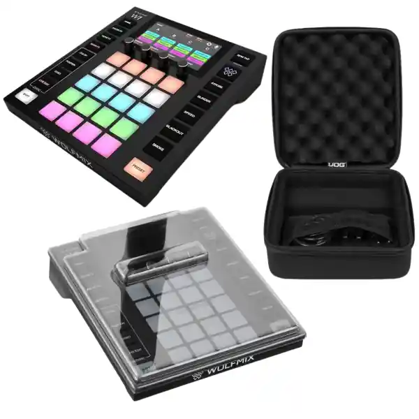 WolfmixPack Wolfmix W1 MK2 + Housse de transport UDG U8490 BL + Decksaver Seulement Aujourd'hui