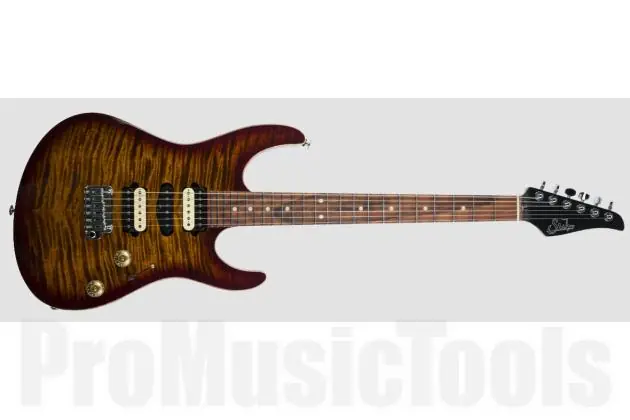 Prix Choc Suhr Modern Plus Curly Limited HSH BB - Bengal Burst PF