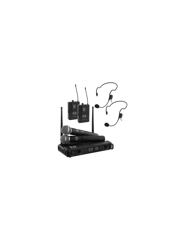 Mac Mah - Pack UHF 200 M + Micro serre-tête (la paire) Achetez Aujourd'hui