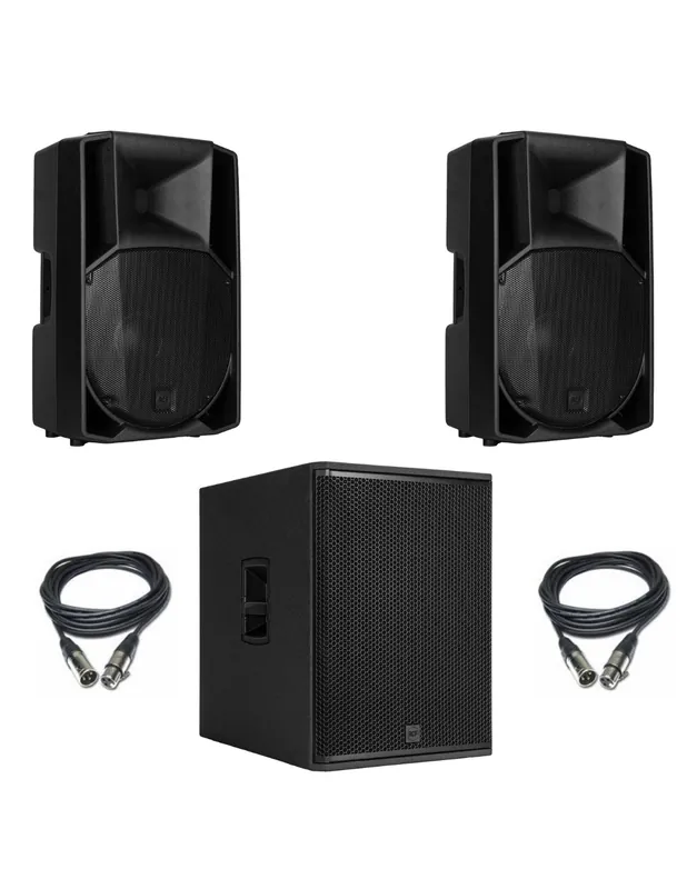Marque RCF - PACK RCF 2X ART 715-A MK5 + 1 SUB 708-AS MK3 + 2X XLR de 10M