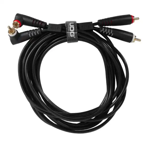UDGUltimate Audio Cable Set RCA Straight - RCA Angled 3m - U97005BL (3m) Dernier Modèle