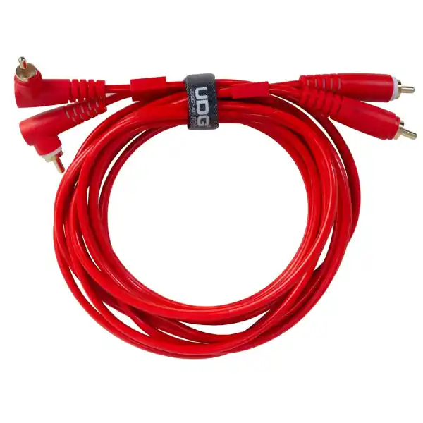 Meilleur Prix UDGUltimate Audio Cable Set RCA Straight - RCA Angled 3m - U97005RD (3m)