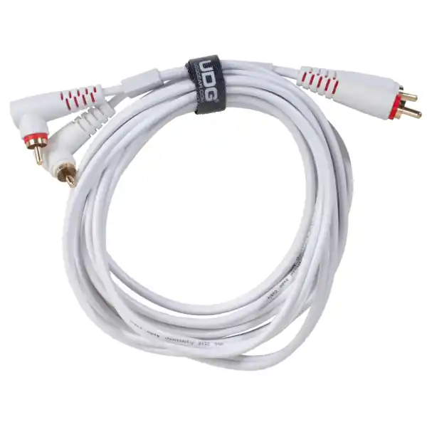 UDGUltimate Audio Cable Set RCA Straight - RCA Angled 3m - U97005WH (3m) Must-Have