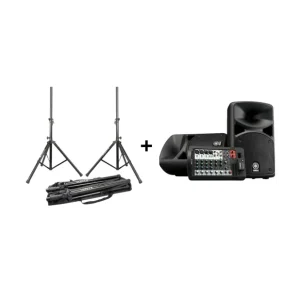 Pas Cher Yamaha - Pack Stagepas 400BT + Pieds LS01 K Set